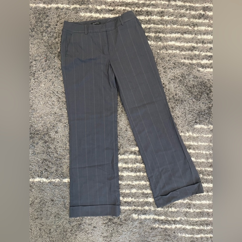 Jones New York stretch work pinstripe dress pants